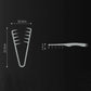 Pettine volumizzante a denti larghi – Pettine professionale per lo styling di capelli da uomo e donna