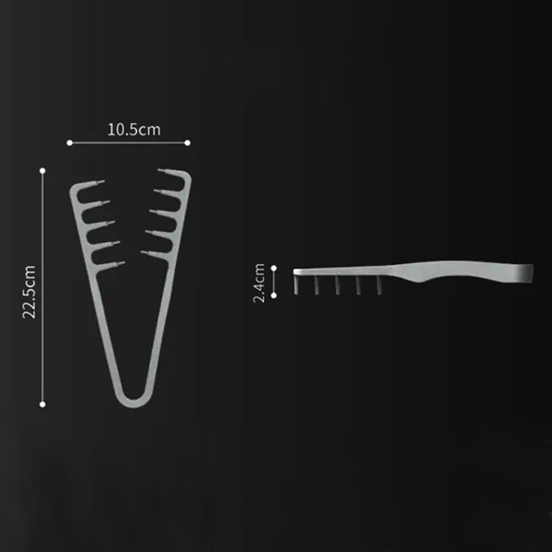 Pettine volumizzante a denti larghi – Pettine professionale per lo styling di capelli da uomo e donna