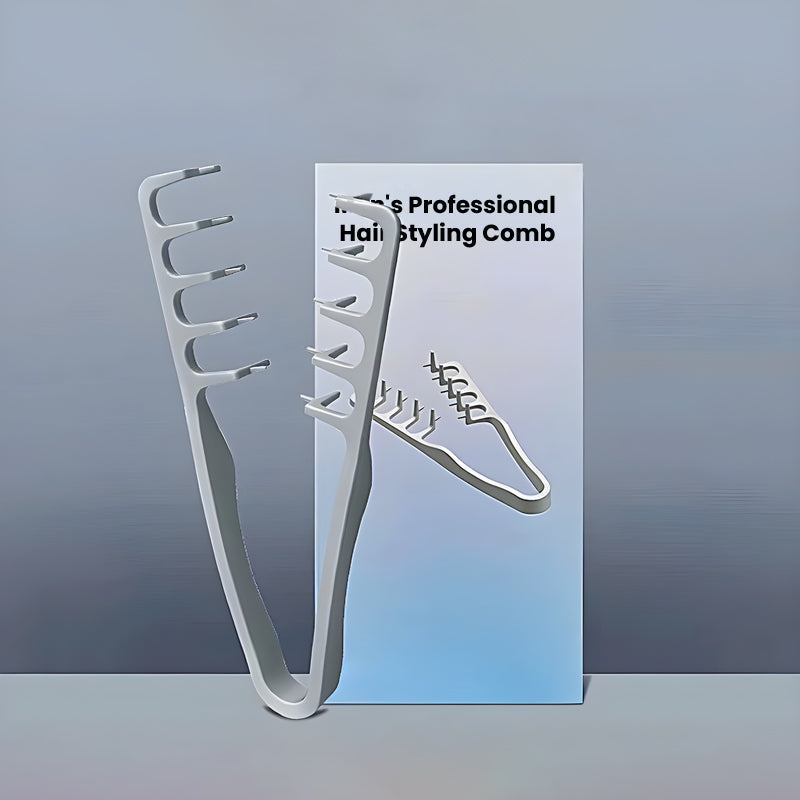 Pettine volumizzante a denti larghi – Pettine professionale per lo styling di capelli da uomo e donna
