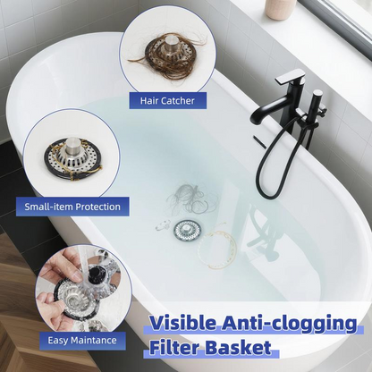 🔪 50% DI SCONTO! 🍳 Filtro per lavello da cucina in acciaio inox – Antiruggine e doppia funzione (tappo + filtro) per frutta, verdura e pasta