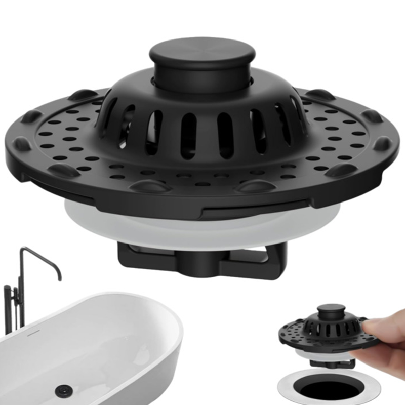 🔪 50% DI SCONTO! 🍳 Filtro per lavello da cucina in acciaio inox – Antiruggine e doppia funzione (tappo + filtro) per frutta, verdura e pasta