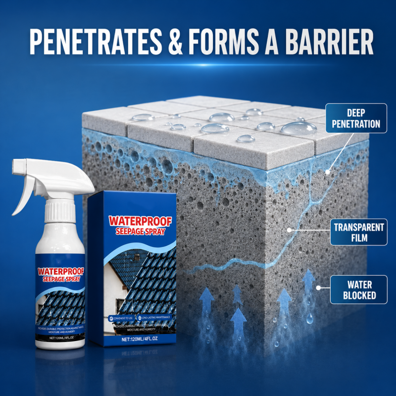 🥳SUPER VENDITA 2026🥳💞50.000+ VENDUTI!🚰✨ 50% DI SCONTO! Spray impermeabilizzante – Sigilla fughe del lavello, piastrelle del bagno e crepe nel cemento. Blocca acqua e muffa – niente più odori di umidità! 🛡️🧴