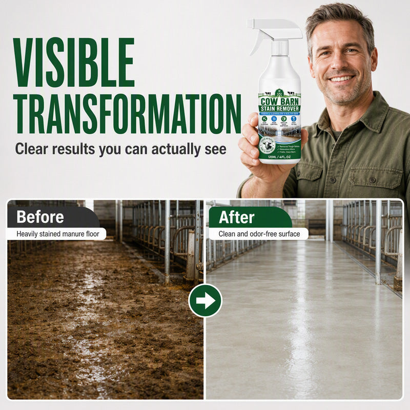 🥳SALDI 2026 IMPERDIBILI🥳💞OLTRE 50.000 VENDUTI!🐄✨ SCONTO DEL 50%! Spray smacchiatore per stalle – Formula professionale che rimuove sporco, macchie e incrostazioni. Rinfresca stalle e superfici agricole: basta spruzzare e pulire! 🧹💪