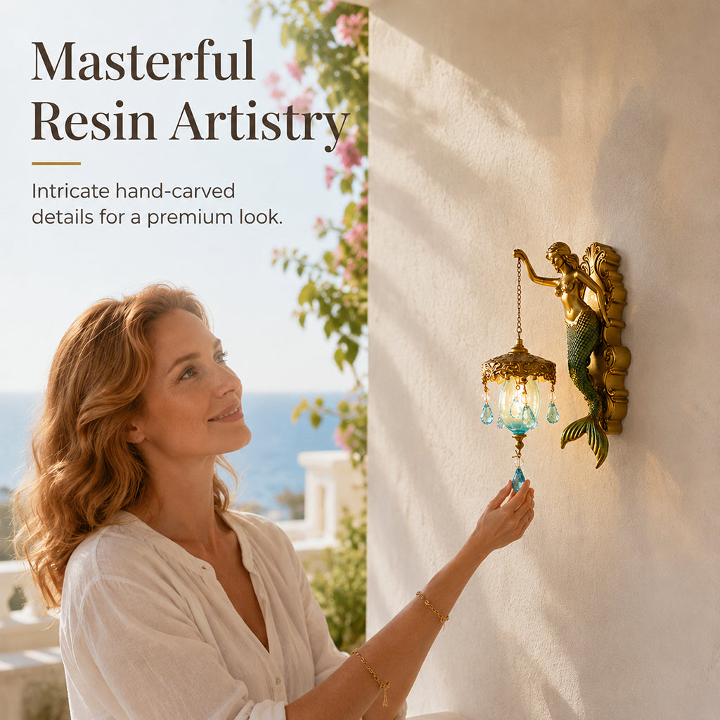 🧜‍♀️✨ 50% DI SCONTO! Applique Murale Vintage Sirena – Design Marittimo, Fascino Nostalgico & Luce d’Atmosfera – Perfetta per Corridoio, Bagno e Decorazione Nautica 🏮🌊