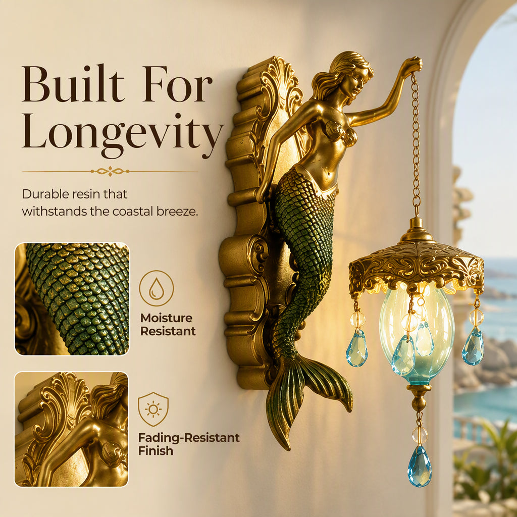 🧜‍♀️✨ 50% DI SCONTO! Applique Murale Vintage Sirena – Design Marittimo, Fascino Nostalgico & Luce d’Atmosfera – Perfetta per Corridoio, Bagno e Decorazione Nautica 🏮🌊