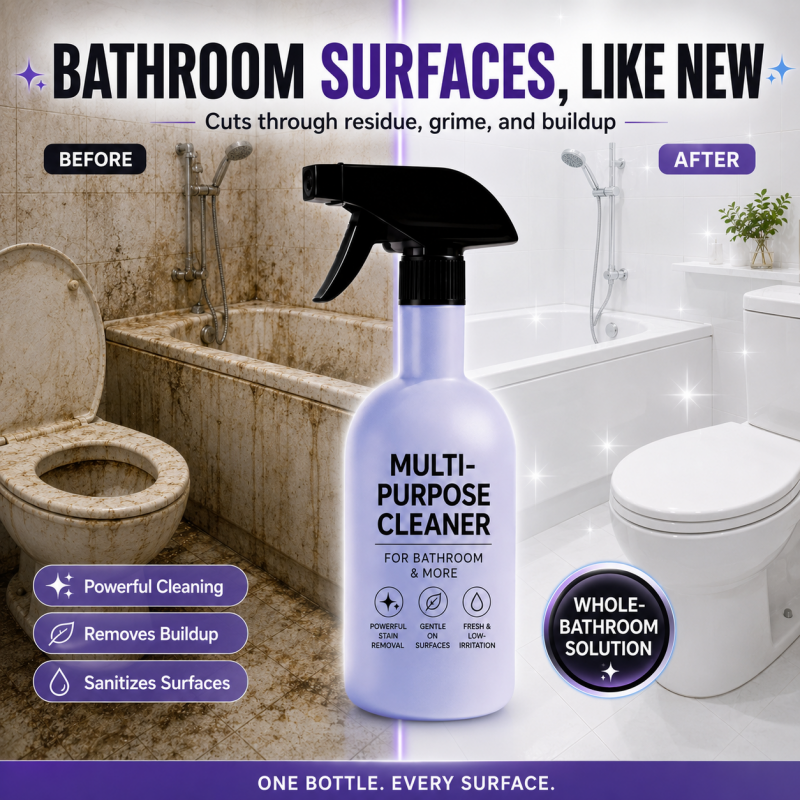 ⏳🔥Sconto del 50% per un periodo limitato! ⏰🧼 Spray detergente multiuso al bicarbonato, sgrassante e igienizzante 🏠