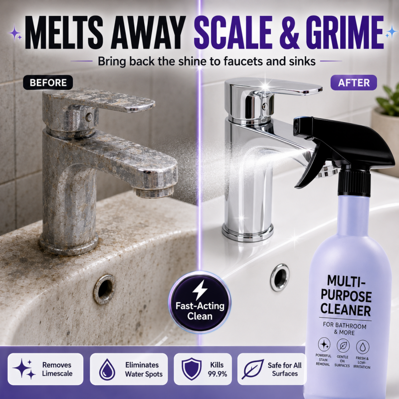 ⏳🔥Sconto del 50% per un periodo limitato! ⏰🧼 Spray detergente multiuso al bicarbonato, sgrassante e igienizzante 🏠