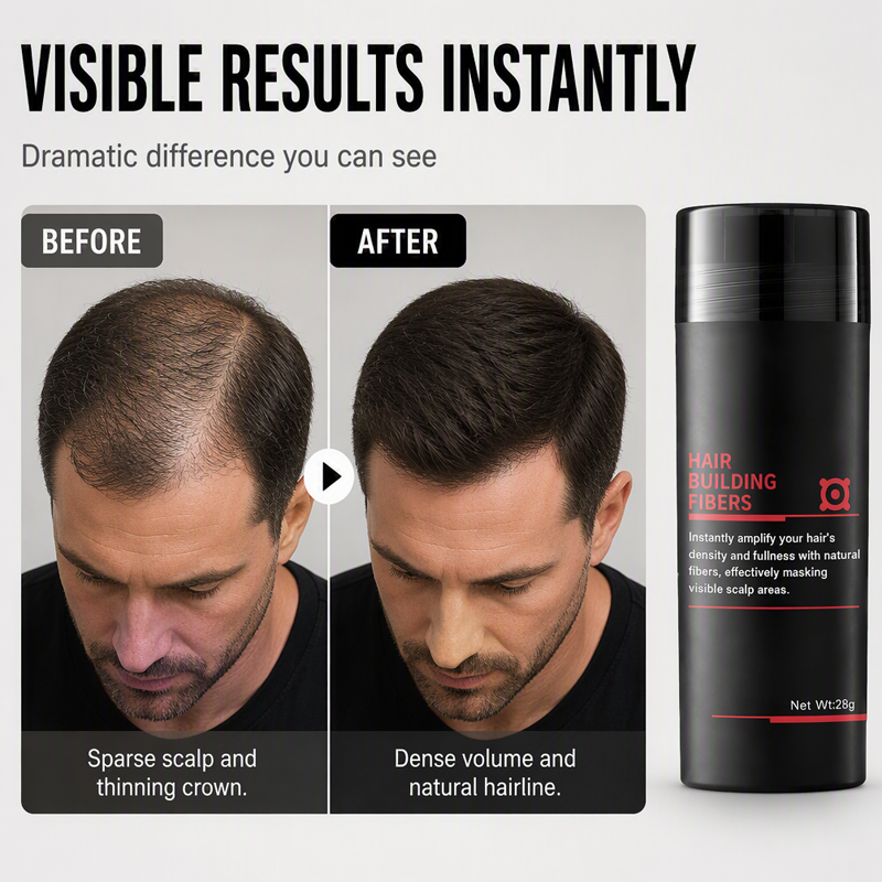 🥳SUPER OFFERTA 2026🥳💞50K+ VENDUTI!💨✨ 50% DI SCONTO! Fibre per Capelli – Copre istantaneamente le zone diradate e le attaccature che si ritirano. Volume naturale in 3 secondi – niente più zone calve! 💇‍♂️🛡️