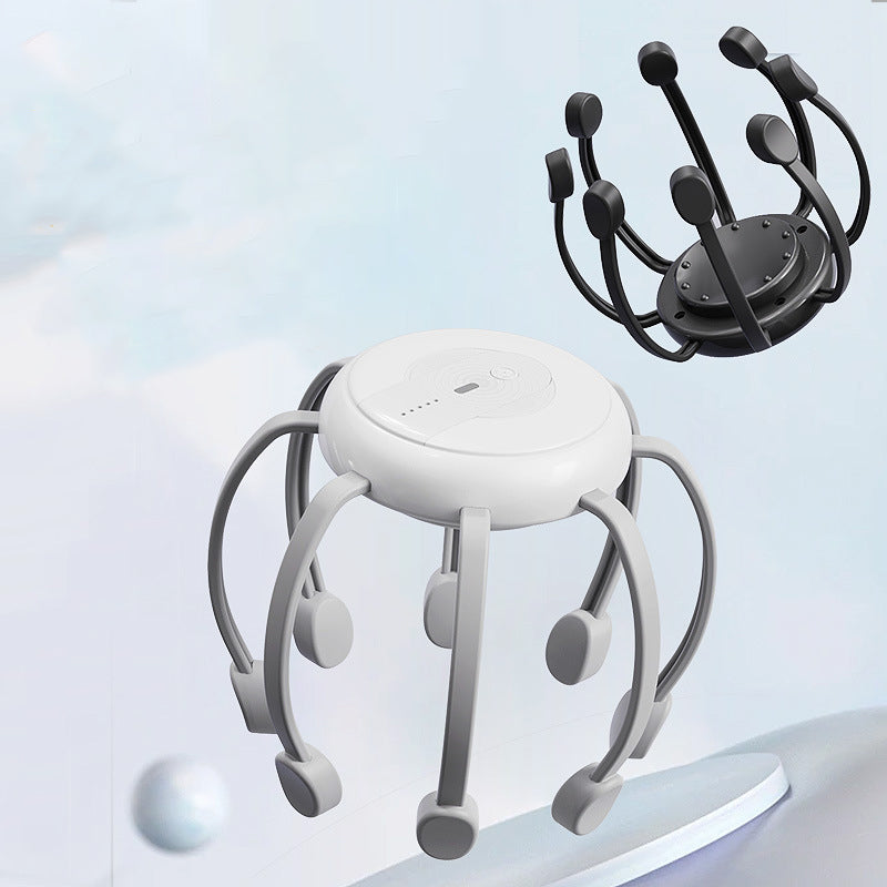 🥳VENDITA CALDA 2026🥳💞50.000+ Venduti!🧘✨ -50%! Massaggiatore Cranico Intelligente a Polpo – 8 testine indipendenti, massaggio cranico 360°. Rilassa i nervi tesi e favorisce un sonno migliore – solo 15 min al giorno! 🛡️💤
