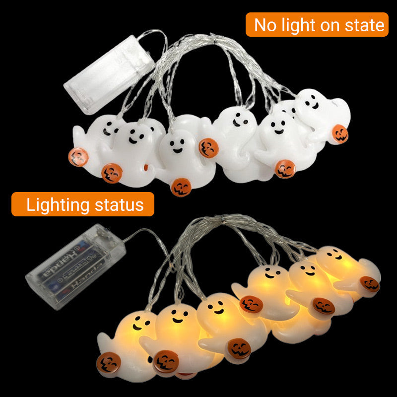 🔥Hot Sale 50% OFF🔥 Halloween String Lights Battery Operated – 2 Modes (Steady & Flash), 10ft 10LED 🎃