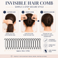 🔥Pettine invisibile anti‑crespo 💇‍♀️ Flessibile, blocca i capelli ribelli, confezione da 10 pezzi✨