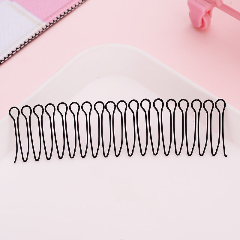🔥Pettine invisibile anti‑crespo 💇‍♀️ Flessibile, blocca i capelli ribelli, confezione da 10 pezzi✨