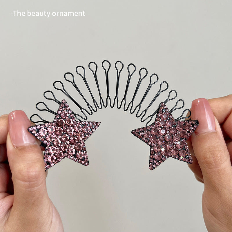 🔥Pettine invisibile anti‑crespo 💇‍♀️ Flessibile, blocca i capelli ribelli, confezione da 10 pezzi✨