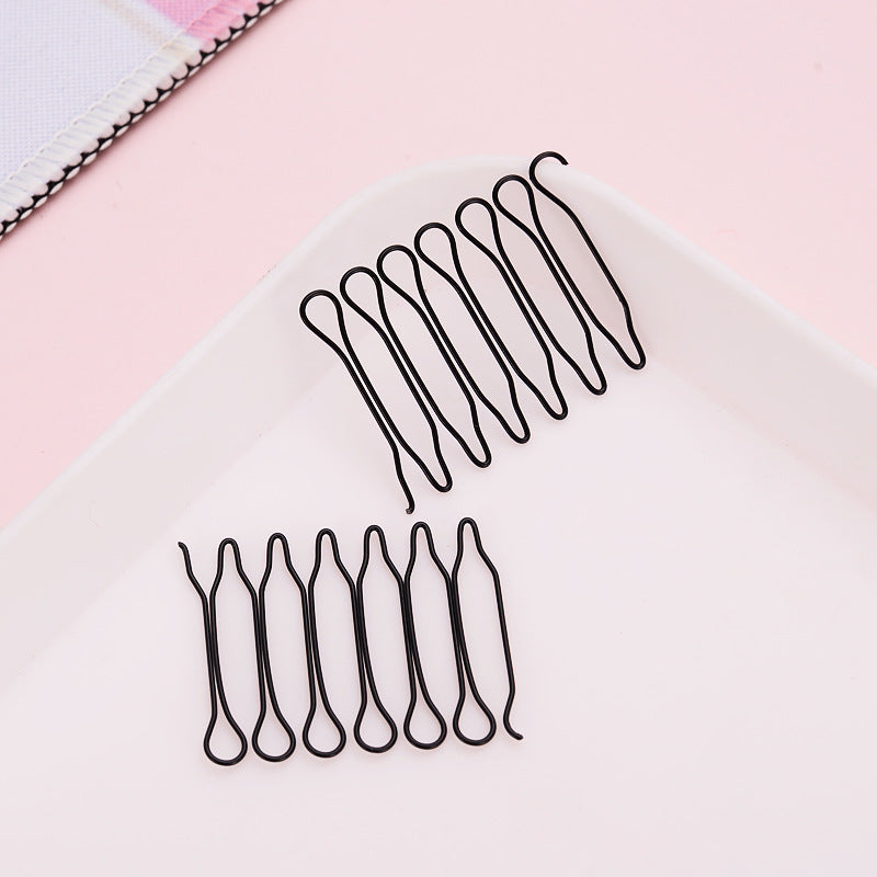 🔥Pettine invisibile anti‑crespo 💇‍♀️ Flessibile, blocca i capelli ribelli, confezione da 10 pezzi✨