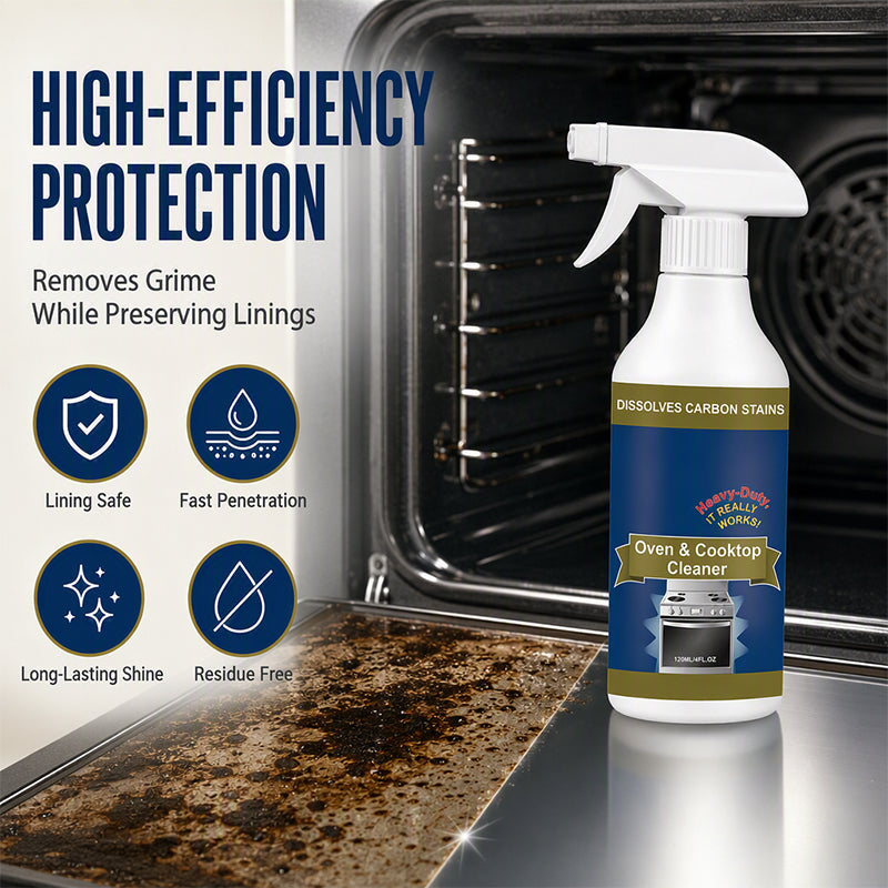 💥 ULTIMO GIORNO: SCONTO DEL 50% - 🌻Detergente spray super potente per forno e piano cottura