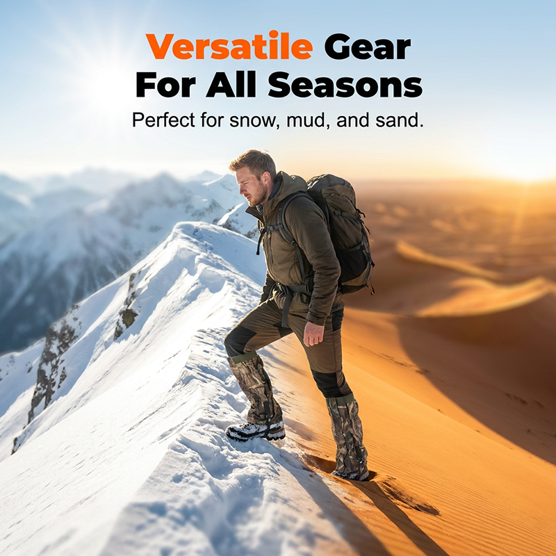 🥳SUPER VENDITA 2026🥳💞50.000+ VENDUTI!🤾🛡️ 50% DI SCONTO! Ghette impermeabili per gambe – Oxford 600D, protezione da serpenti, graffi, sabbia e neve. Traspiranti e regolabili – il tuo compagno di sentiero! 🏔️✨