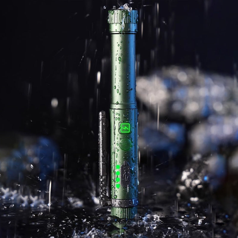 🏭Diretto dalla Fabbrica -50%！🔥50.000 Pezzi Venduti！🔆🔦Più Luminoso, Veloce e Portatile！✨️Torcia Penna Multifunzione con Magnete Forte