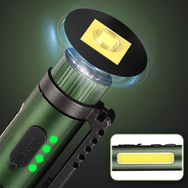 🏭Diretto dalla Fabbrica -50%！🔥50.000 Pezzi Venduti！🔆🔦Più Luminoso, Veloce e Portatile！✨️Torcia Penna Multifunzione con Magnete Forte