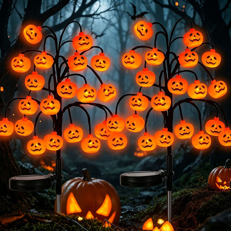 🥳2026 HOT SALE🥳💞10K+ SOLD! 🎃☀️ 50% OFF! Pumpkin Solar Lights – 76cm tall, solar powered & weatherproof. Glows warmly after dark – perfect for Halloween garden & pathway décor! 🏡✨