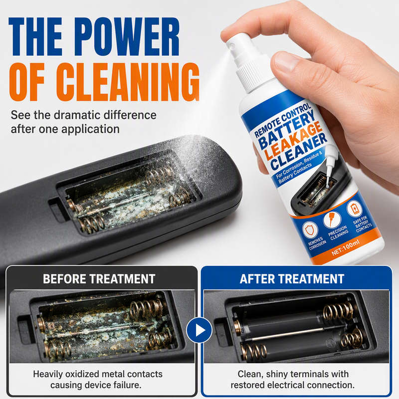 🔋 50% DI SCONTO ORA! Spray Detergente Elettronico di Precisione – Rimuovi la Corrosione da Batterie Scariche, Ripristina la Conduttività per Telecomandi, Giocattoli e Contatti Elettronici