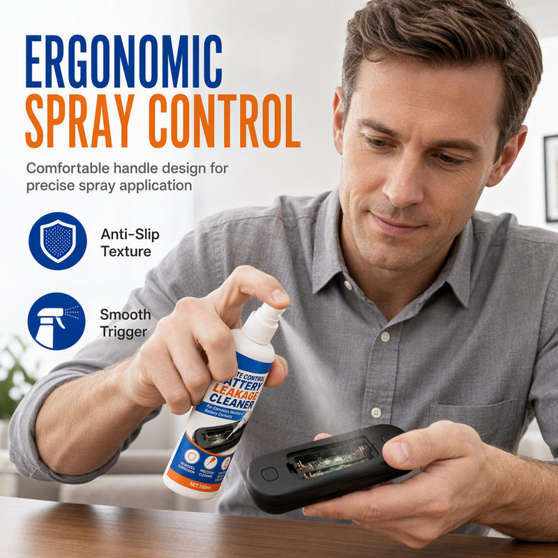 🔋 50% DI SCONTO ORA! Spray Detergente Elettronico di Precisione – Rimuovi la Corrosione da Batterie Scariche, Ripristina la Conduttività per Telecomandi, Giocattoli e Contatti Elettronici