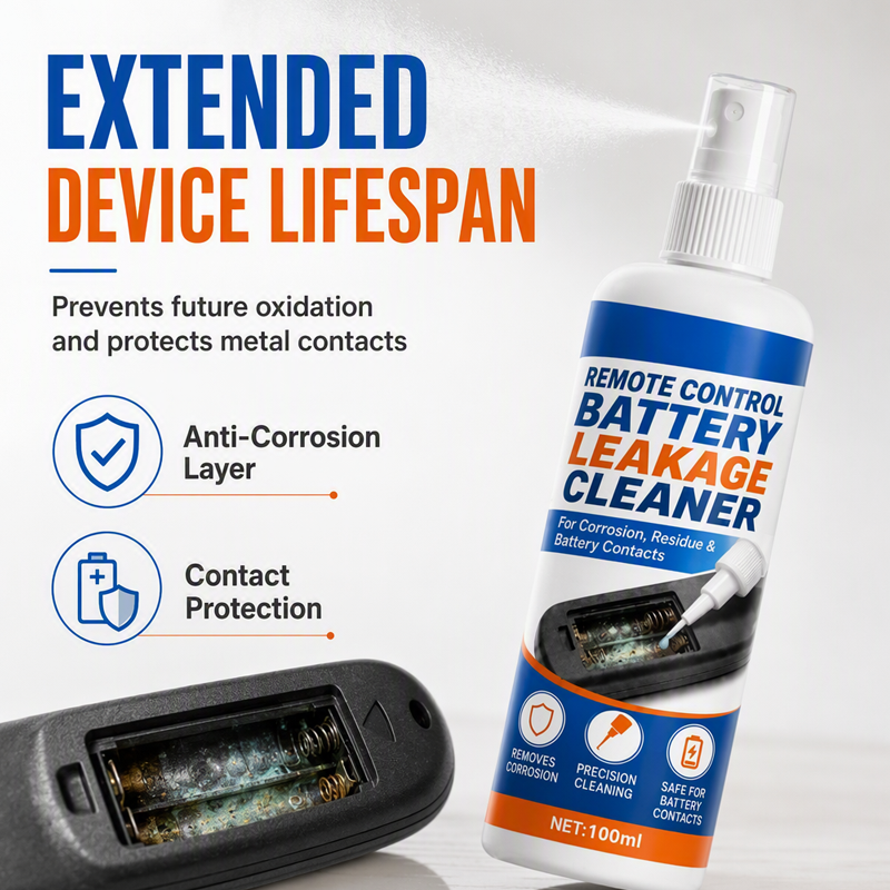 🔋 50% DI SCONTO ORA! Spray Detergente Elettronico di Precisione – Rimuovi la Corrosione da Batterie Scariche, Ripristina la Conduttività per Telecomandi, Giocattoli e Contatti Elettronici