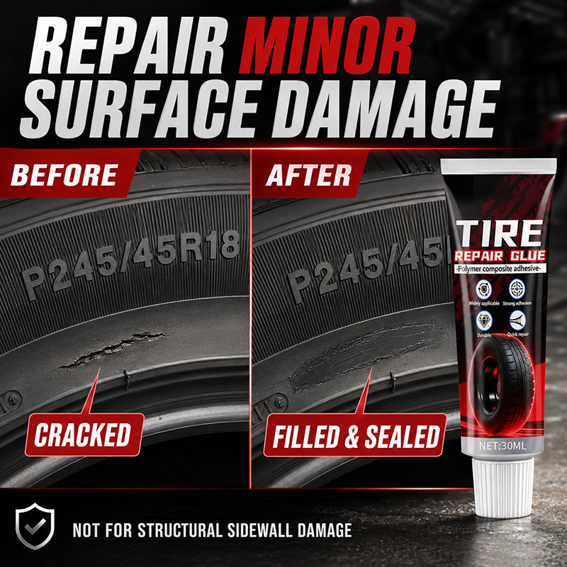 🚗 Tire repair gel – fills cracks & scratches, heat-resistant & waterproof for all vehicles! ✨