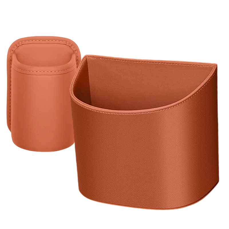 🥳SVENDITA 2026🥳💞OLTRE 50.000 ESEMPLARI VENDUTI!🚗🧺 SCONTO DEL 53%! Portabicchieri in pelle per portiere auto – Apertura ampia, facile accesso a bevande e telefono. Fissaggio sicuro a clip. Pelle PU, resistente ed elegante. 🛡️✨