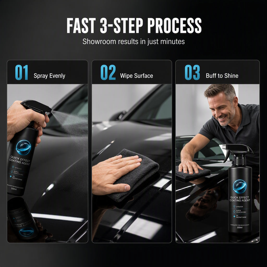 📢📢50% DI SCONTO!! ⏰Spray Lucidante Rapido per Carrozzeria Auto