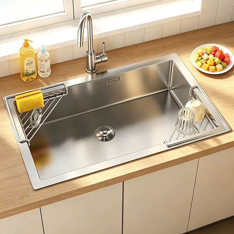 🥳 SCELTA TOP 2026🥳 Portaspugna da Lavello in Acciaio Inox – Design a Sgocciolamento Rapido – Solleva le Spugne dal Piano, Riduce l’Accumulo di Umidità! 🧻💨