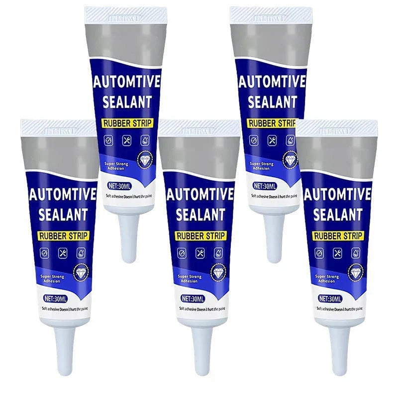🚗50% DI SCONTO ORA! Sigillante adesivo per guarnizioni portiera auto – 2 in 1 sigillatura & incollaggio, ripara strisce in gomma, crepe, strappi e listelli allentati per interni auto