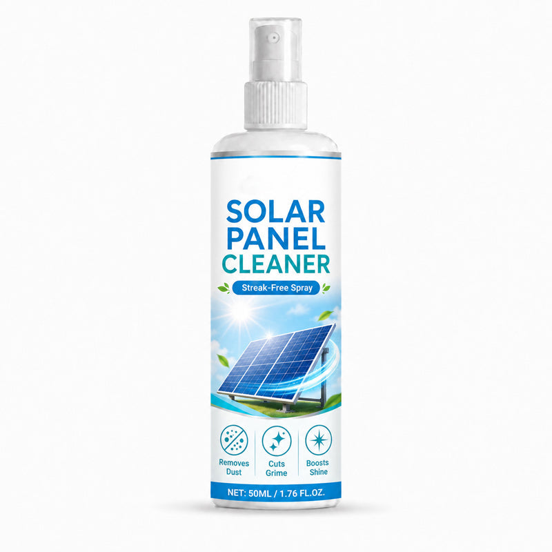 🛒 50% DI SCONTO ORA! ☀️ Spray detergente avanzato per pannelli solari – Rimuove efficacemente lo sporco e migliora la resa energetica – Facile da usare all'aperto 💧
