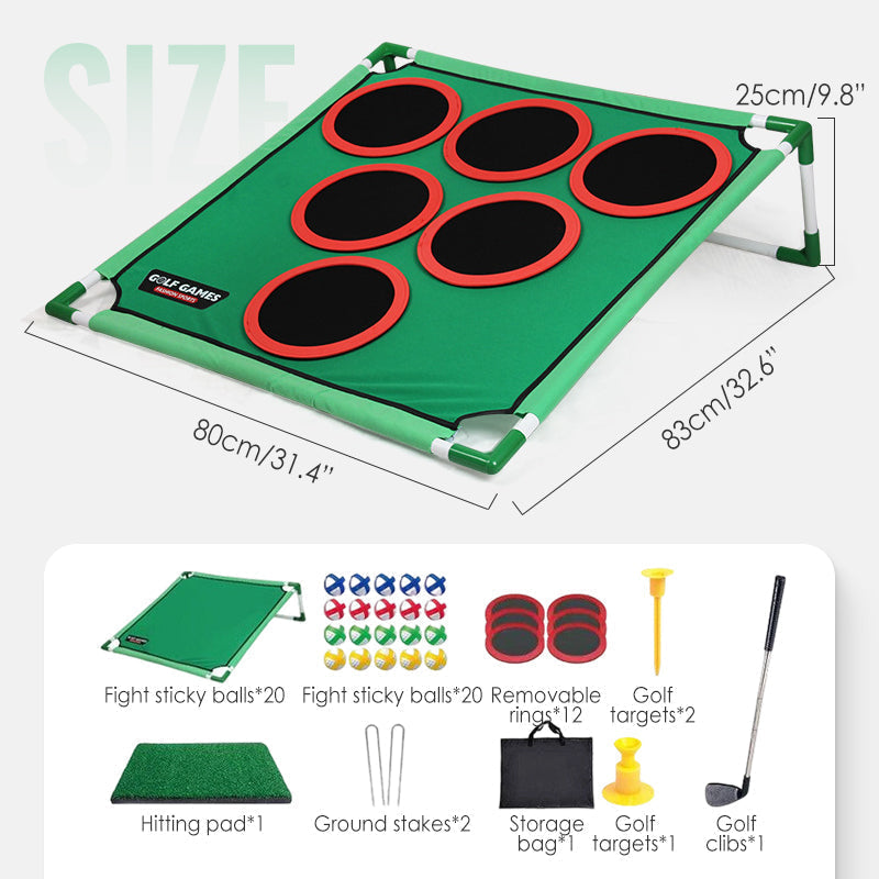 Set portatile di golf per bambini——Gioca e muoviti senza uscire di casa!