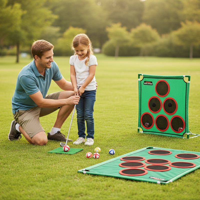 Set portatile di golf per bambini——Gioca e muoviti senza uscire di casa!