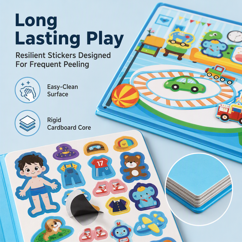 🧩 50% OFF NOW! 🧒 Kids Magnetic Quiet Book – Folding puzzle scenes, magnetic & educational – Boosts creativity & learning for boys & girls ✨