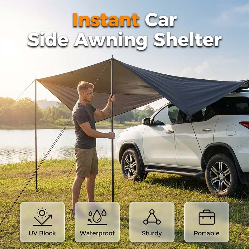SCONTO 50% VALIDO SOLO PER POCHI GIORNI!——Tenda Laterale per Auto Parasole