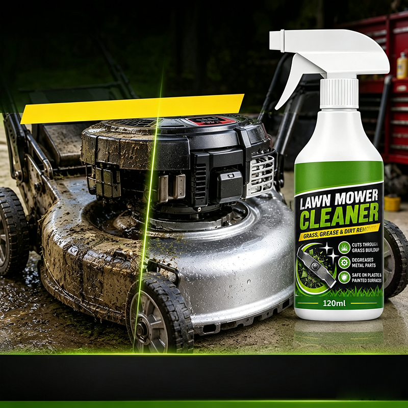 Spray detergente ad azione rapida per tosaerba