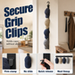 ✨🧢 Portacappelli a parete con 8 clip – Risparmia spazio ed esponi la tua collezione di cappelli! Perfetto per camera e armadio 🏠📐