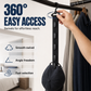 ✨🧢 Portacappelli a parete con 8 clip – Risparmia spazio ed esponi la tua collezione di cappelli! Perfetto per camera e armadio 🏠📐