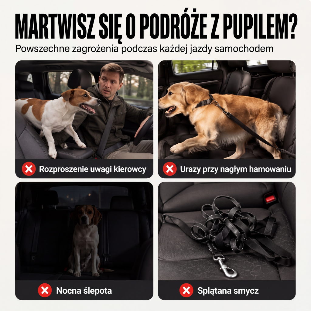 Cintura di sicurezza riflettente per animali domestici