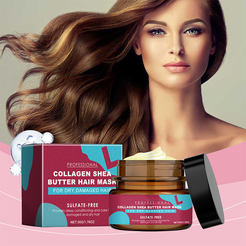 💇✨ Maschera nutriente riparatrice per capelli – Dì Addio ai capelli secchi, crespi e spenti! 🚫 Idratazione profonda, adatta a capelli colorati e permanentati ✨