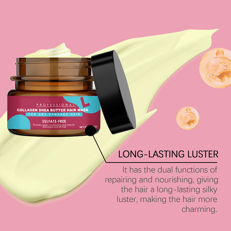 💇✨ Maschera nutriente riparatrice per capelli – Dì Addio ai capelli secchi, crespi e spenti! 🚫 Idratazione profonda, adatta a capelli colorati e permanentati ✨