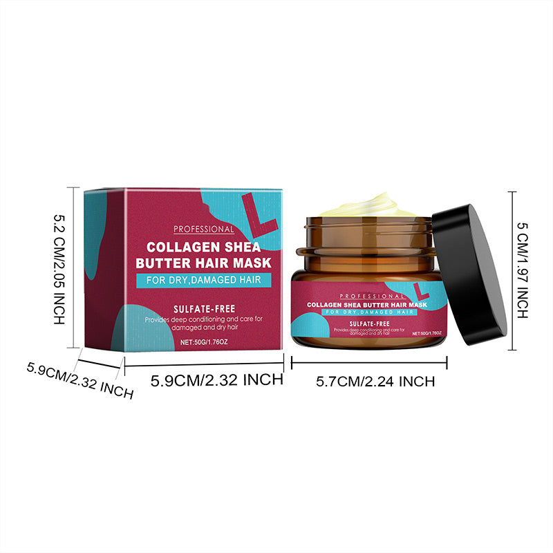 💇✨ Maschera nutriente riparatrice per capelli – Dì Addio ai capelli secchi, crespi e spenti! 🚫 Idratazione profonda, adatta a capelli colorati e permanentati ✨
