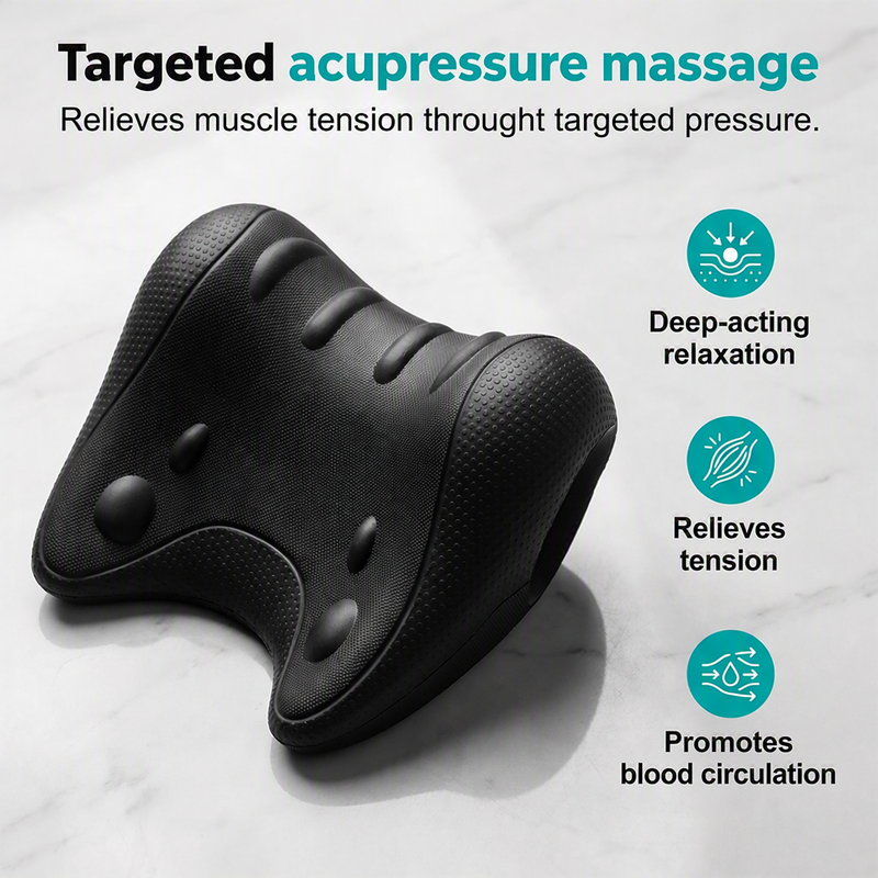 🥳 OFFERTA TOP 2026, OLTRE 50.000 VENDUTI! 💪 Cuscino cervicale a forma di U – la trazione ergonomica a gravità allunga delicatamente collo e spalle. I punti di digitopressione mirati sciolgono la tensione: relax profondo, postura corretta! ✨🛡️