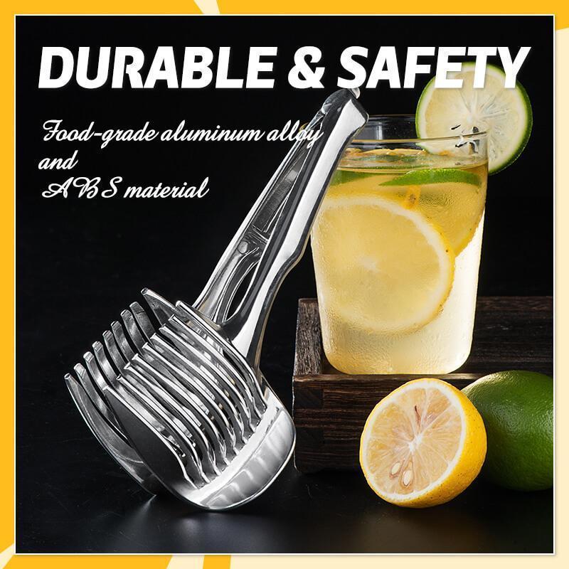 🍋SCONTO 50% ORA! Affettatrice creativa per cucina, taglierina manuale in lega di alluminio certificata alimentare, taglio rapido per limone, pomodoro, cipolla e frutta e verdura morbida