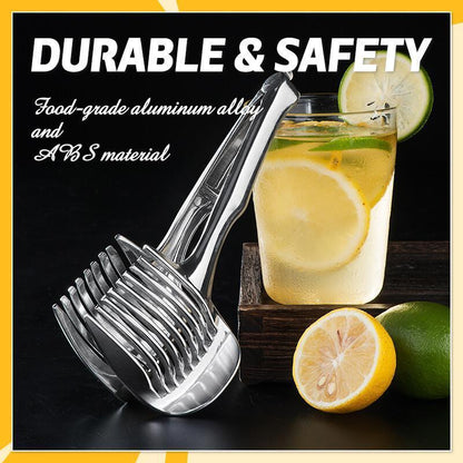 🍋SCONTO 50% ORA! Affettatrice creativa per cucina, taglierina manuale in lega di alluminio certificata alimentare, taglio rapido per limone, pomodoro, cipolla e frutta e verdura morbida