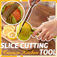 🍋SCONTO 50% ORA! Affettatrice creativa per cucina, taglierina manuale in lega di alluminio certificata alimentare, taglio rapido per limone, pomodoro, cipolla e frutta e verdura morbida