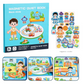 Libro Magnetico Pieghevole per Bambini con Puzzle a Scene - Giocattolo Educativo per Maschi e Femmine