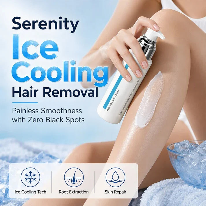 🥳2026 HOT SALE🥳💞Oltre 50K venduti! ❄️🌸 Crema depilatoria rinfrescante al ghiaccio, tecnologia STBD che dissolve i peli alla radice e lenisce istantaneamente la pelle sensibile. Senza dolore né puntini neri, per una pelle liscia ovunque! ✨💚