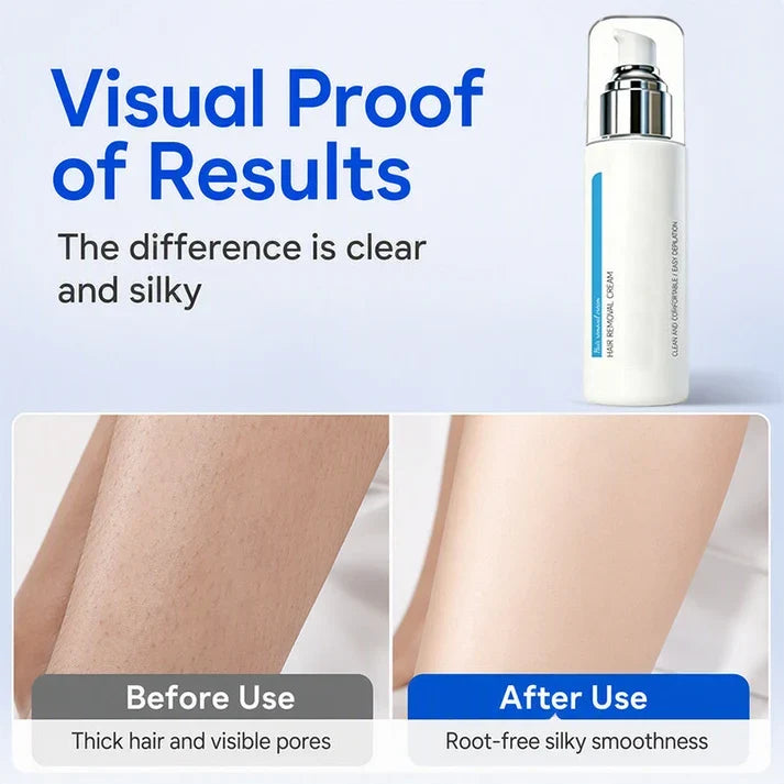 🥳2026 HOT SALE🥳💞Oltre 50K venduti! ❄️🌸 Crema depilatoria rinfrescante al ghiaccio, tecnologia STBD che dissolve i peli alla radice e lenisce istantaneamente la pelle sensibile. Senza dolore né puntini neri, per una pelle liscia ovunque! ✨💚